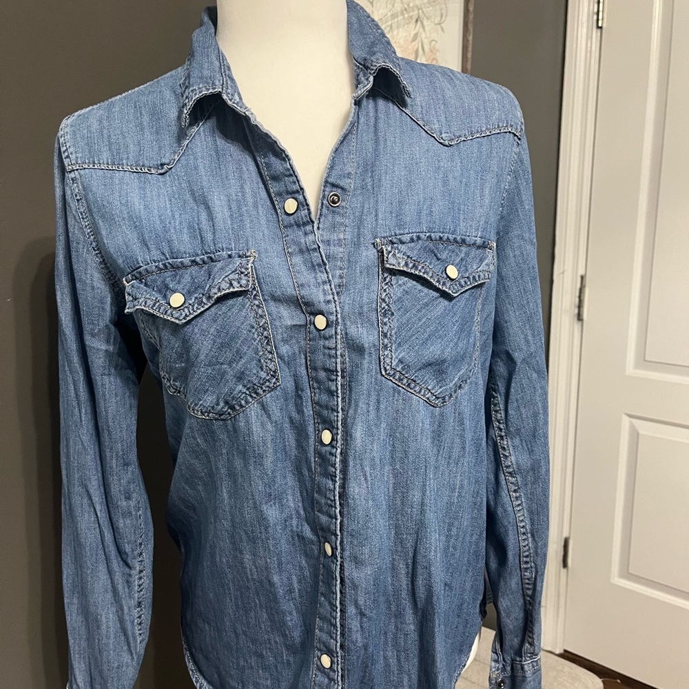 GAP Light Blue Denim Shirt